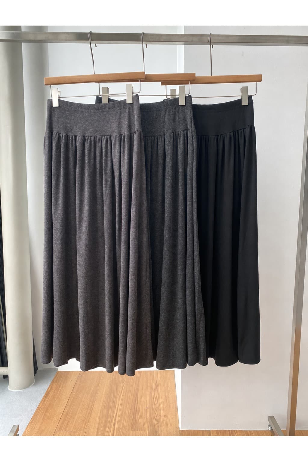 데일리 절개 훌 롱스커트