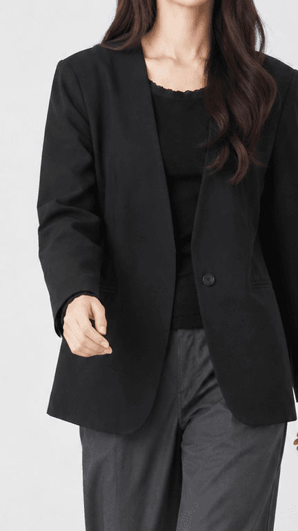 가을 슬림핏 긴팔 티셔츠 레이스 오프숄더 블랙